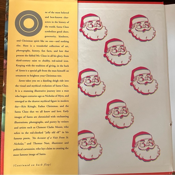 SANTA Hardcover Book, Kathleen Paton Collectible Christmas Poetry Illustrations - Picture 3 of 16